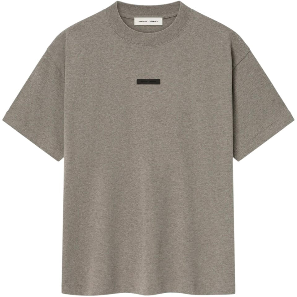 Playera ESSENTIALS Ss25 HEATHER GRE