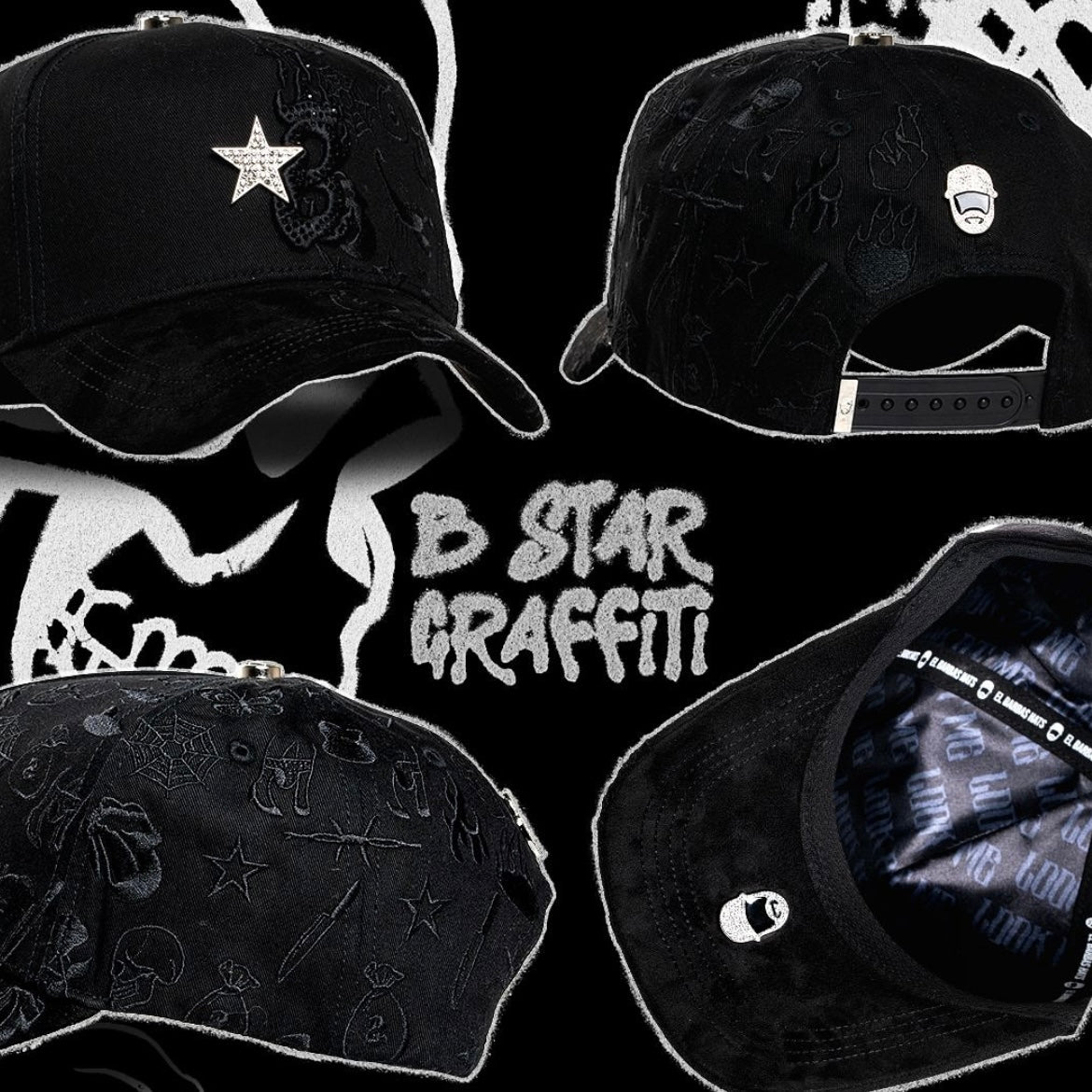 Barbas Hats B Star Graffiti