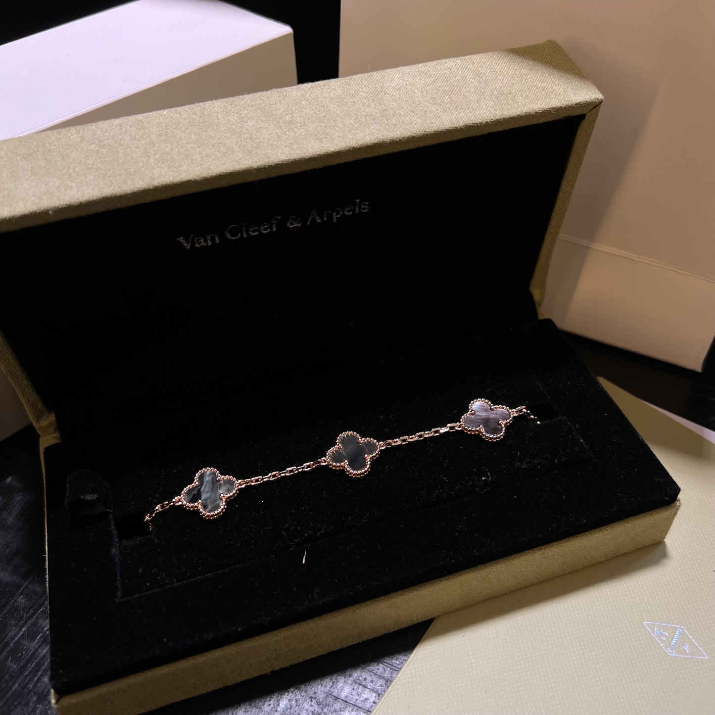 Pulso tipo VCA plata .925 - Full set #20