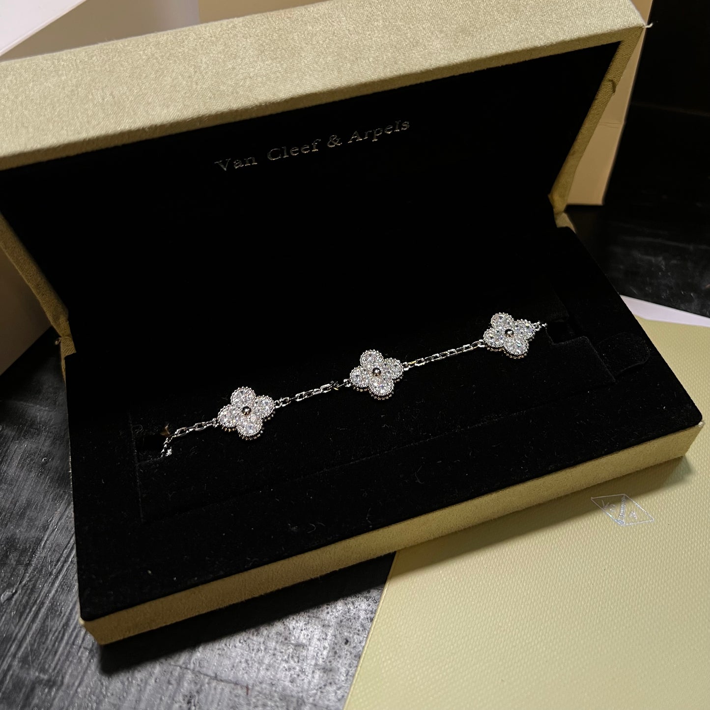 Pulso tipo VCA plata .925 - Full set #30