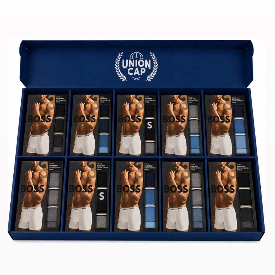 Paquete de 10 paquetes de boxer Boss con 3 Boxer cada uno, modelos variados