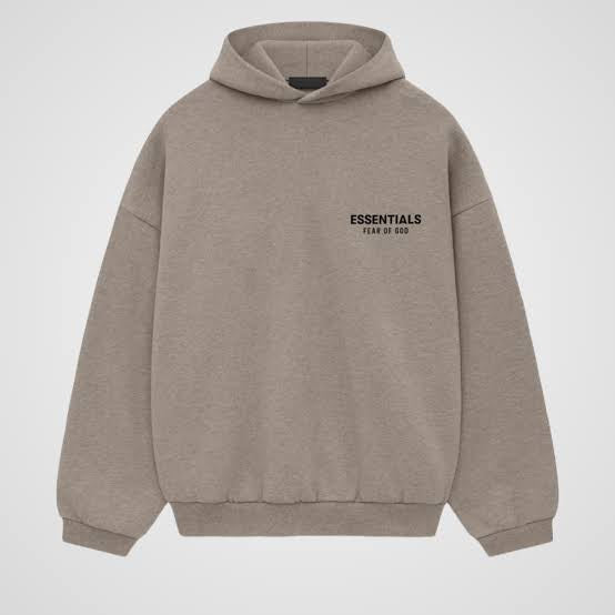 Hoodie Essentials SS24 Heather Grey