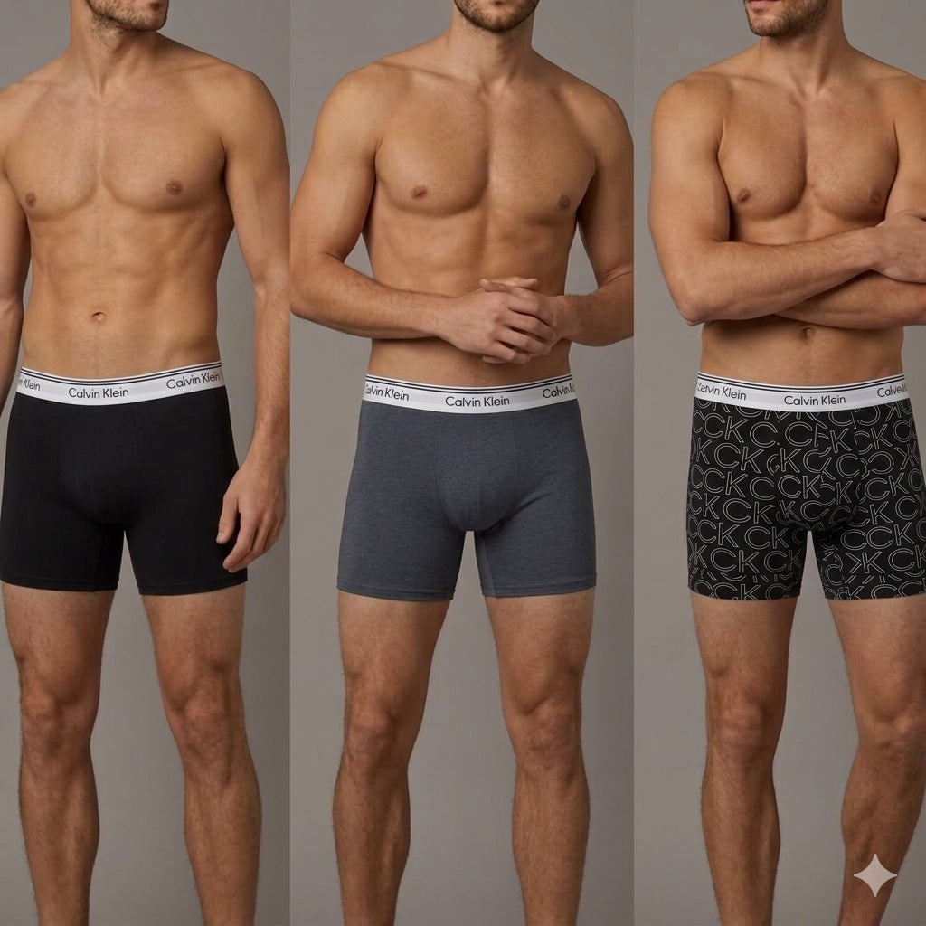 Boxer Calvin Klein - Cotton Stretch pack 3 piezas
