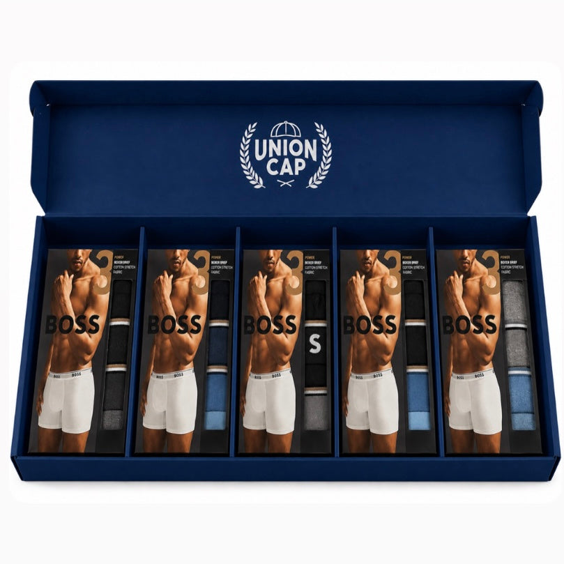 Paquete 5 paquetes de Boxer Boss con 3 piezas cada uno, modelos variados