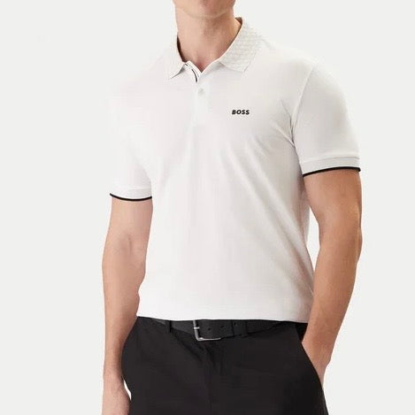 Polo BOSS regular fit color beige