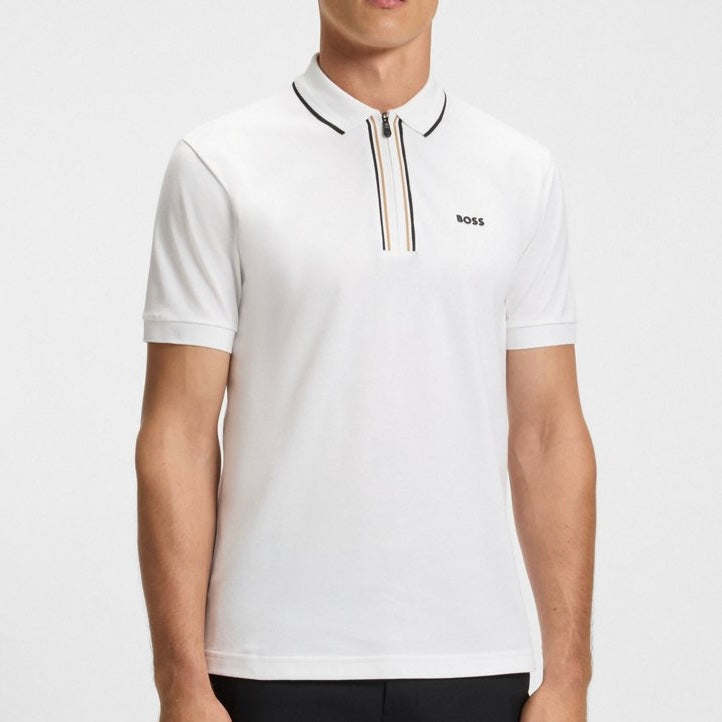 POLO SLIM FIT EN ALGODÓN ELÁSTICO DE SECADO RÁPIDO