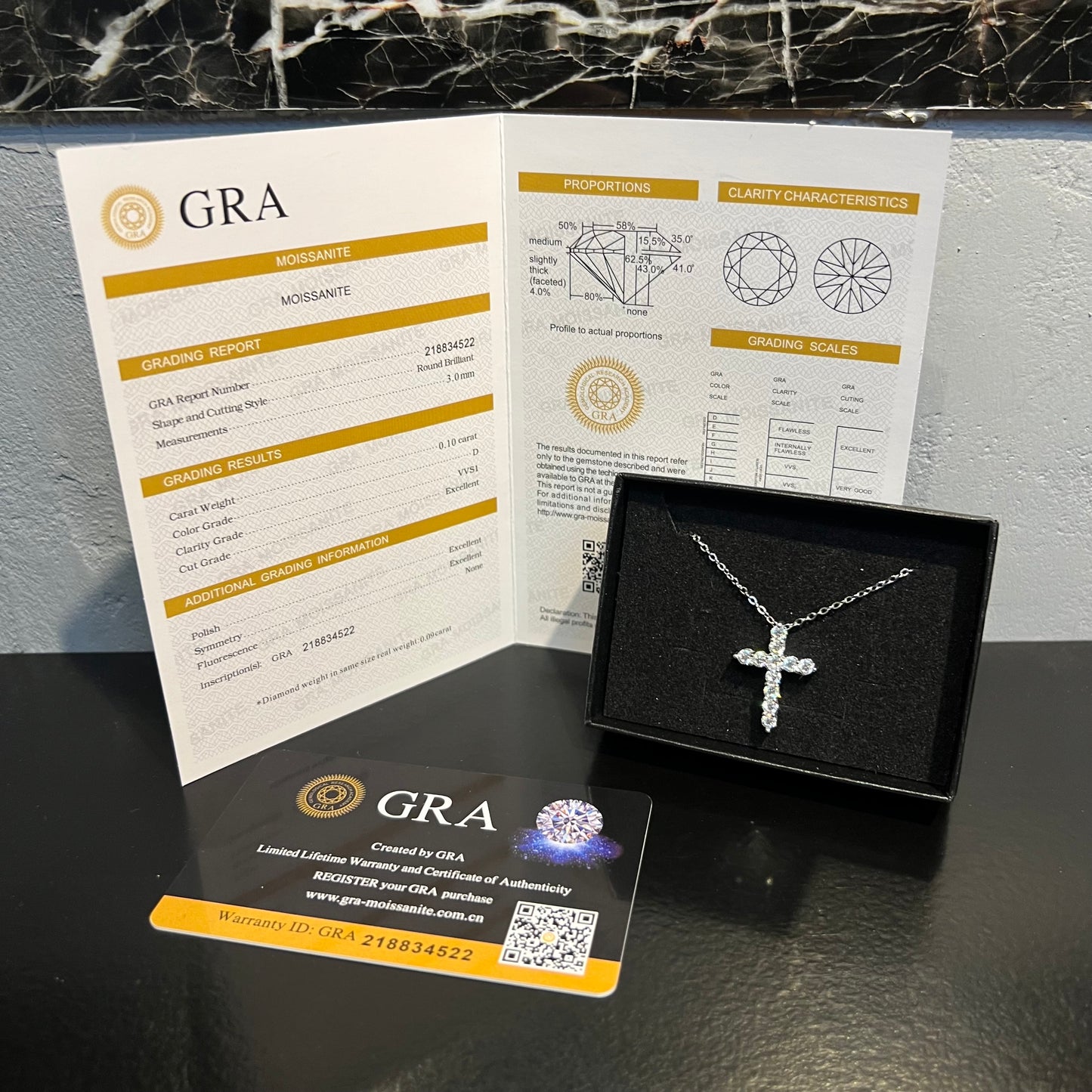 Collar de Moissanita VVS