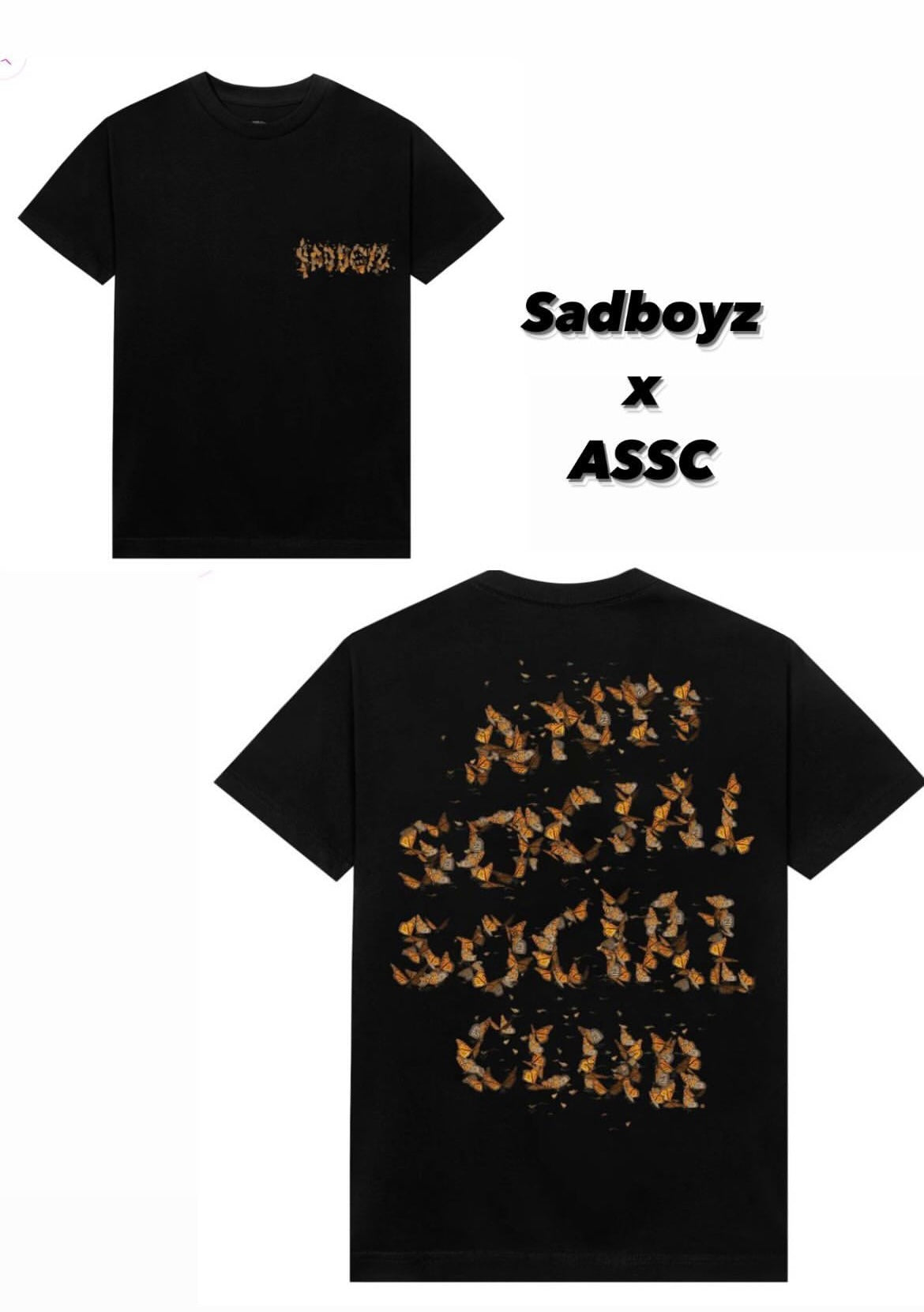 Playera Anti Social Social Club x Sad Boyz