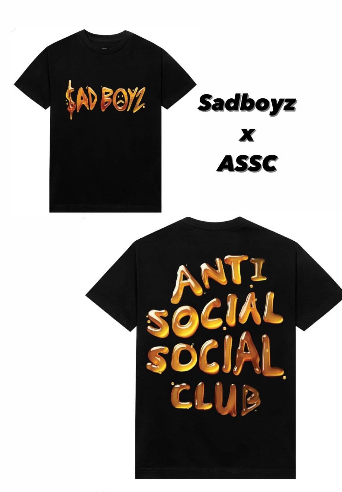 Playera Anti Social Social Club x Sad Boyz