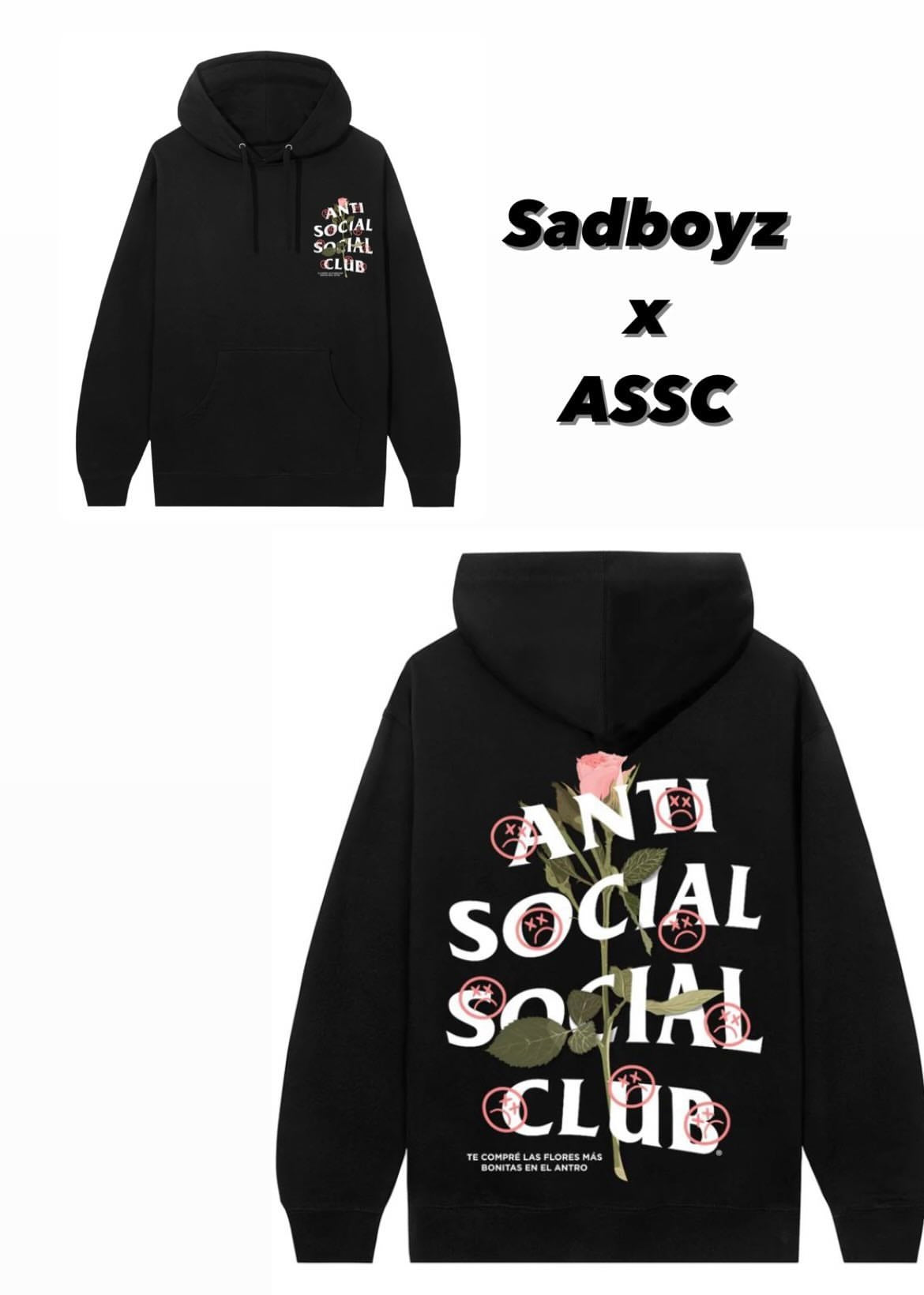 Sudadera Anti Social Social Club x Sad Boyz