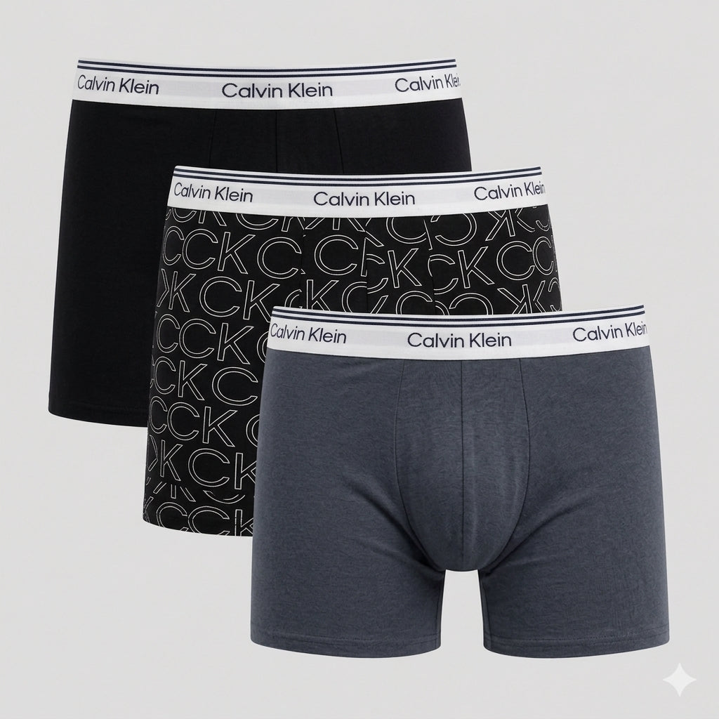 Boxer Calvin Klein - Cotton  Stretch pack 3 piezas