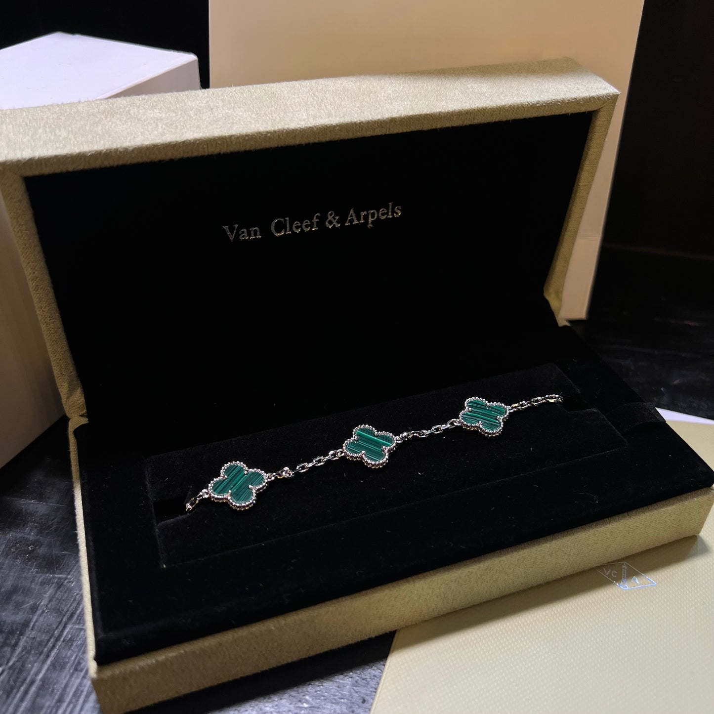 Pulso tipo VCA plata .925 - Full set #28