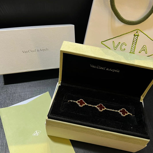 Pulso tipo VCA plata .925 - Full set