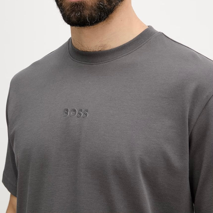 Playera Boss CAMISETA DE PUNTO DE ALGODÓN