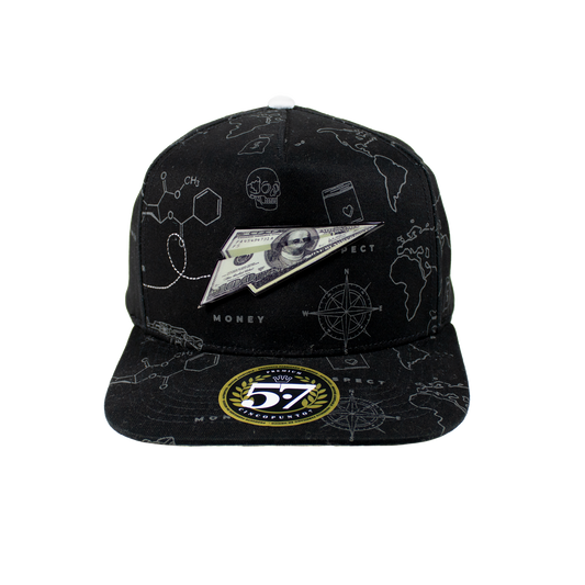 Cincopunto7 - PAPER PLANE FULL PRINT BLACK
