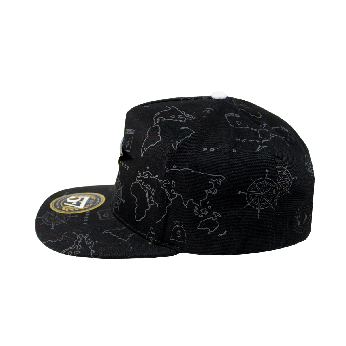 Cincopunto7 - PAPER PLANE FULL PRINT BLACK
