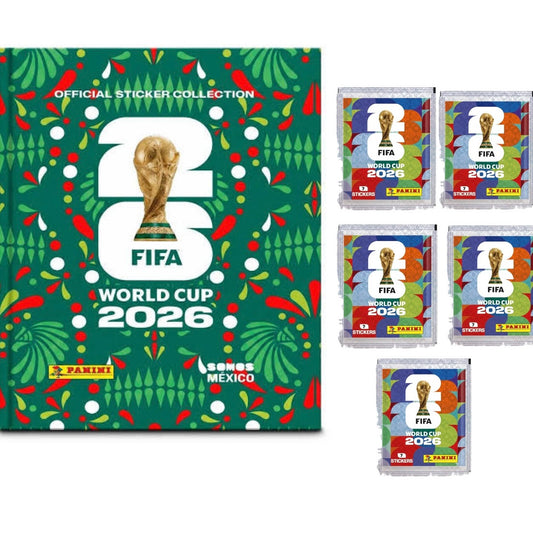 Álbum pasta dura 2026 PANINI con 5 sobres