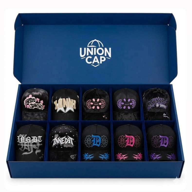 Paquete 10 gorras INNEDIT variadas