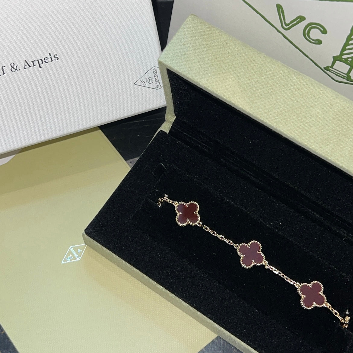 Pulso tipo VCA plata .925 - Full set #11