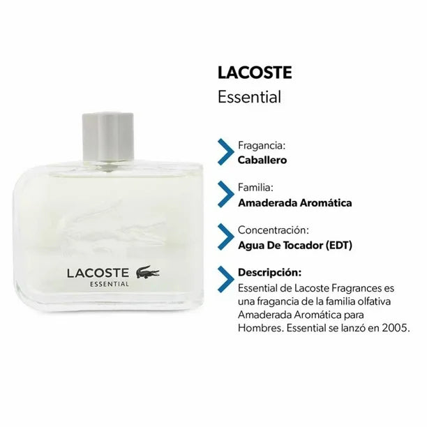 Lacoste Essential 125ml EDT - Caballero