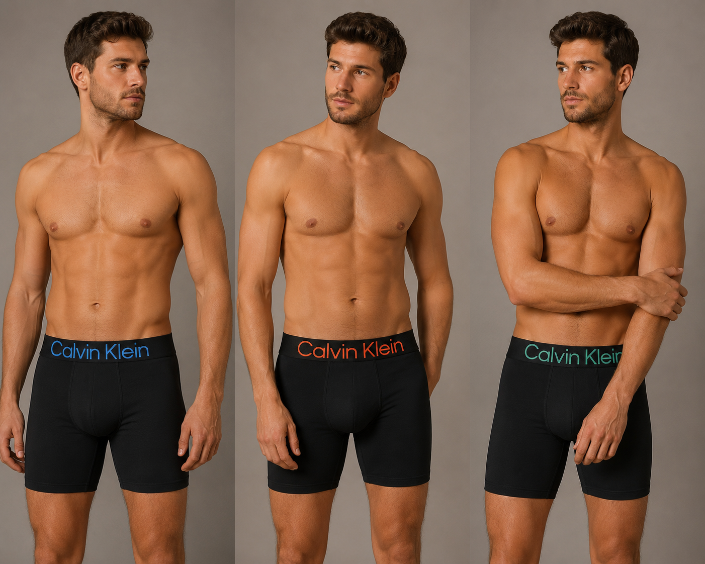 Boxer Calvin Klein - Cotton Stretch bold logo pack 3 piezas