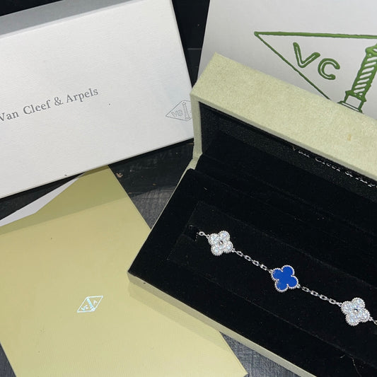 Pulso tipo VCA plata .925 - Full set #24
