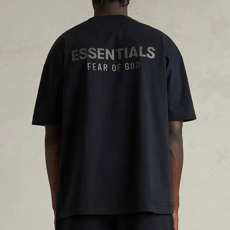 Playera ESSENTIALS Ss25 JET BLACK