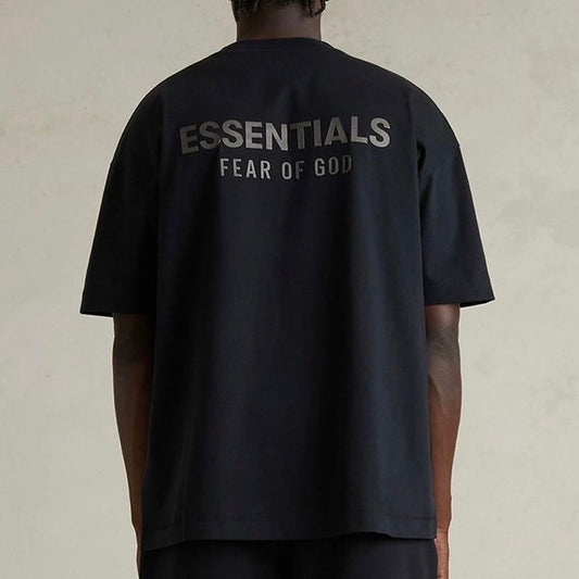 Playera ESSENTIALS Ss25 JET BLACK