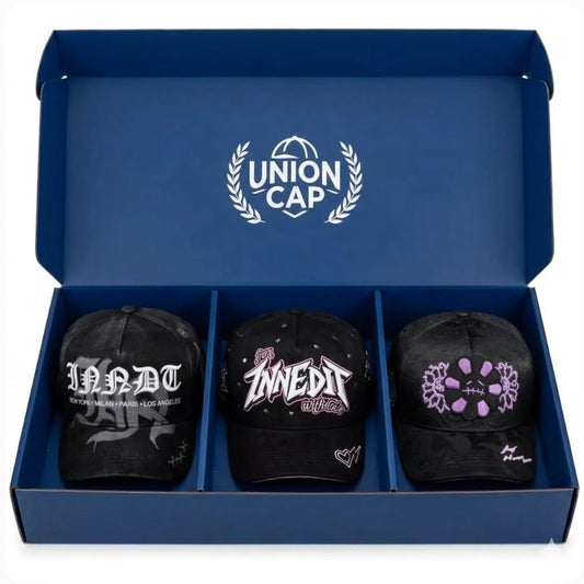 Paquete 3 gorras INNEDIT variadas