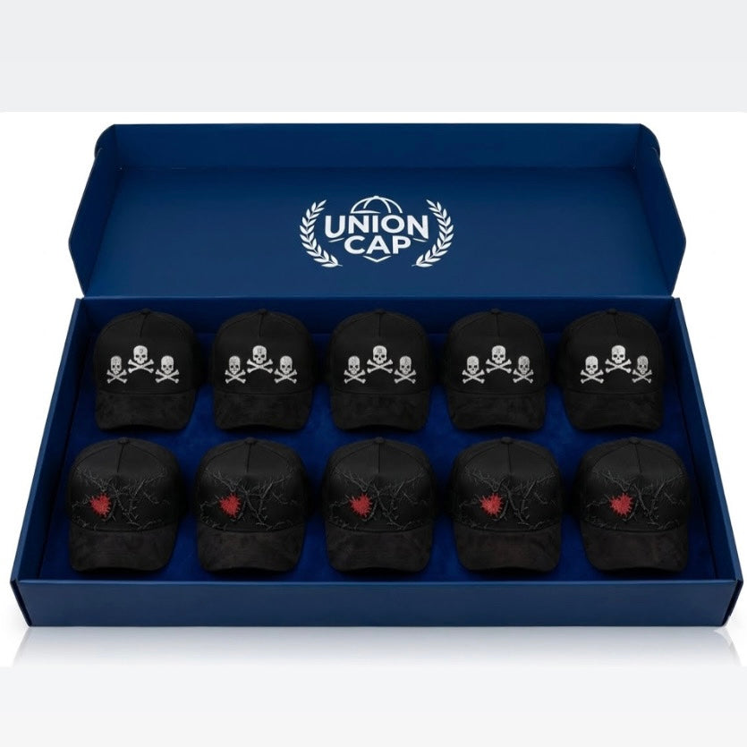 Paquete 10 gorras Barbas Hats (5x Lonche) (5x Willito)