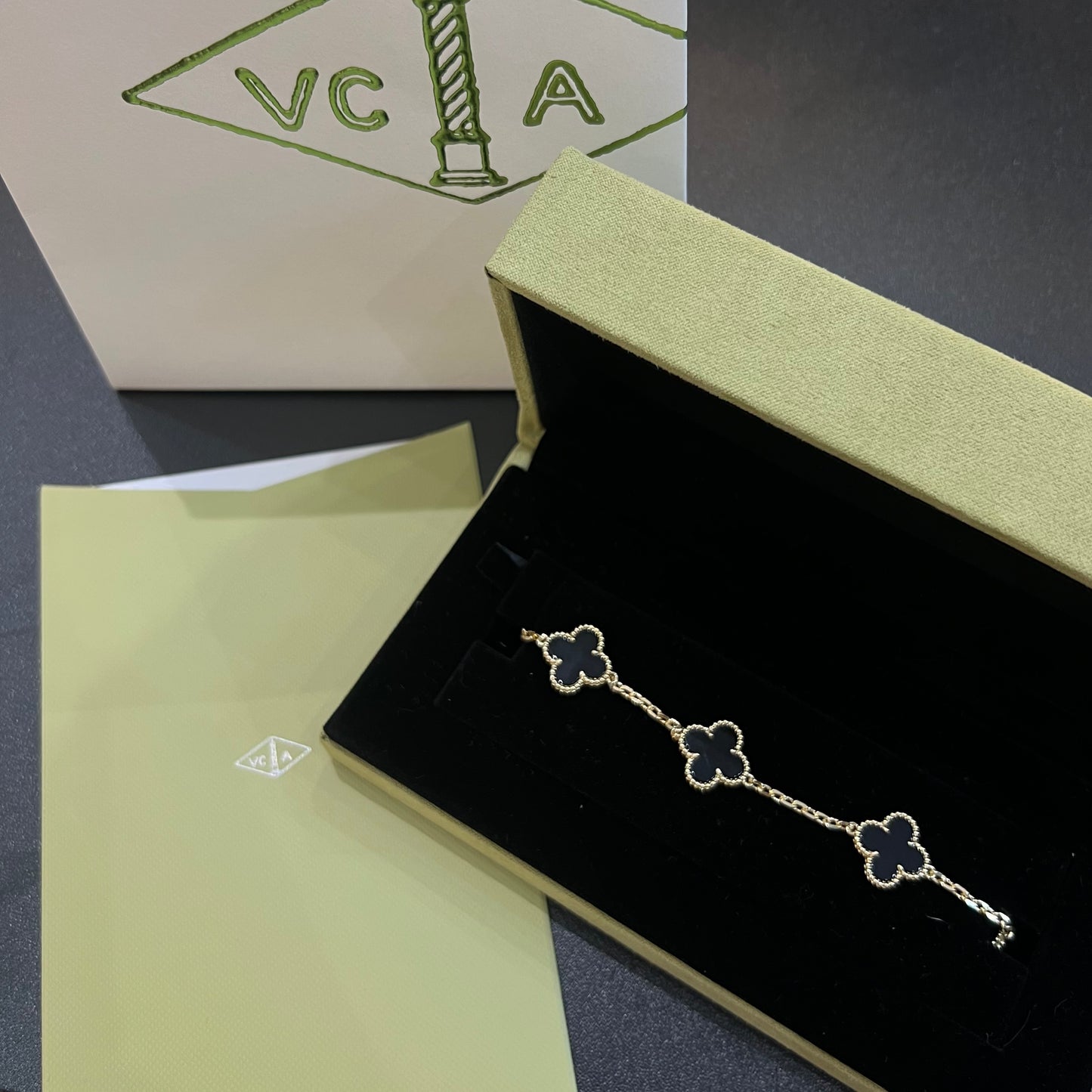 Pulso tipo VCA plata .925 - Full set #38