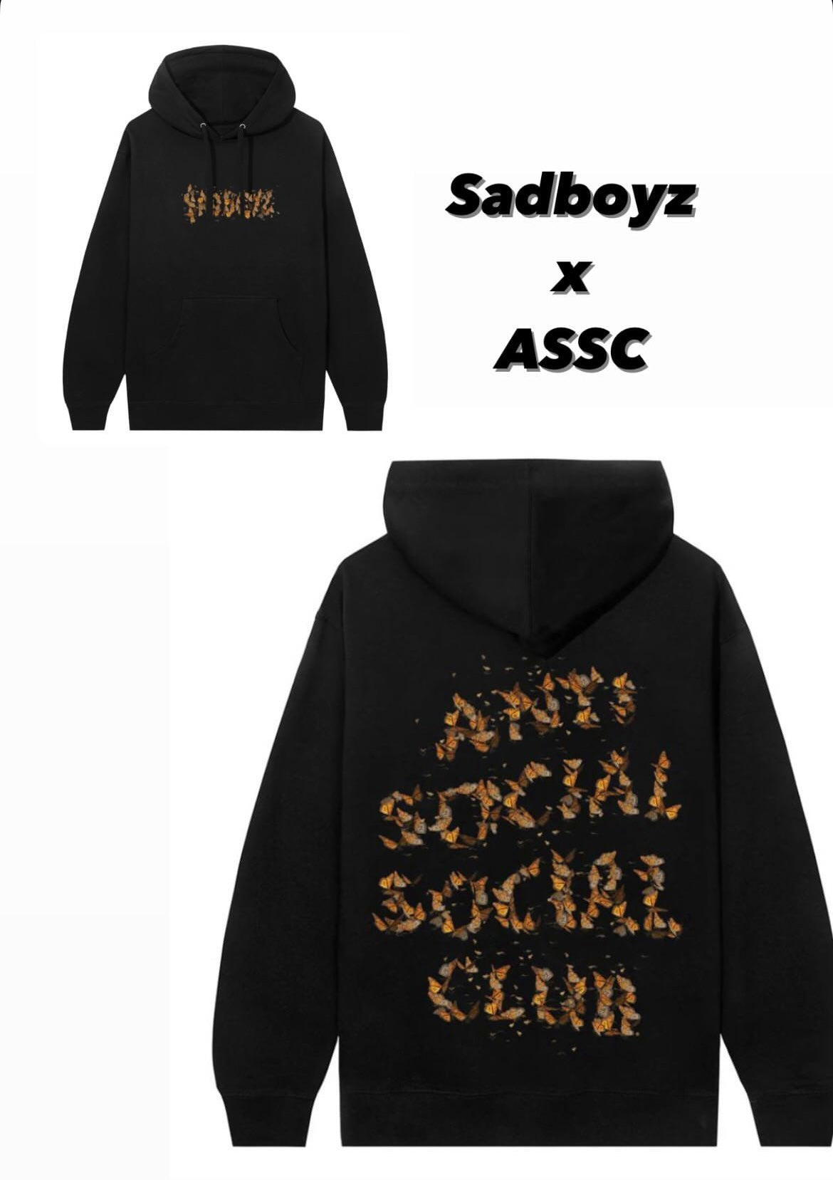 Sudadera Anti Social Social Club x Sad Boyz