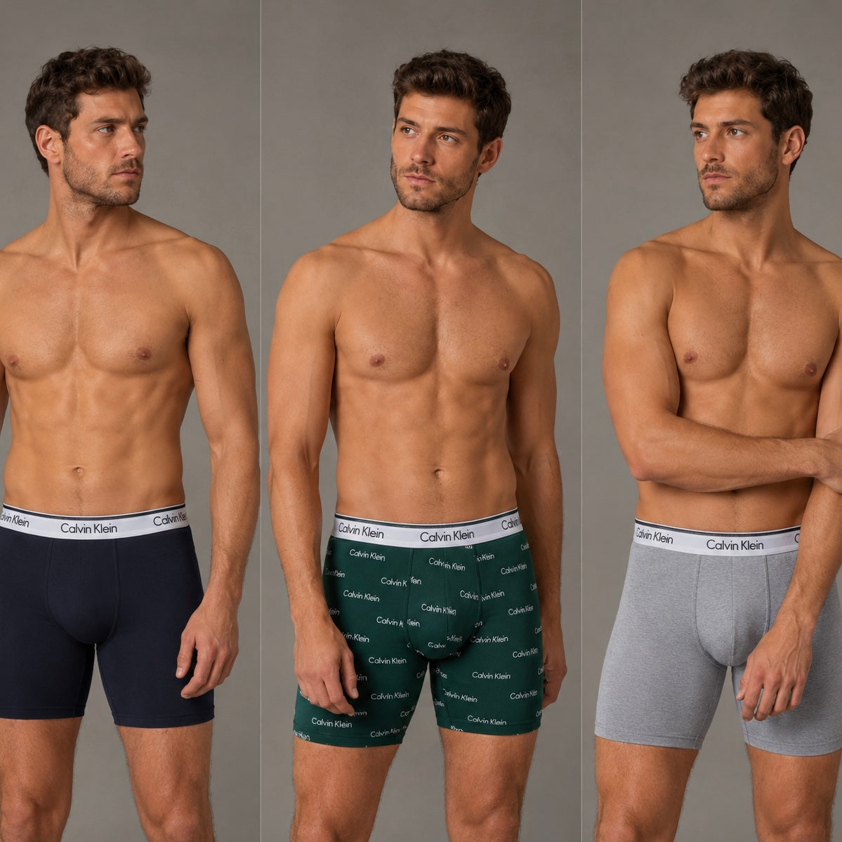 Boxer Calvin Klein - Cotton  Stretch pack 3 piezas