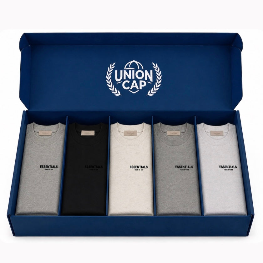 Paquete 5 Playeras ESSENTIALS variadas