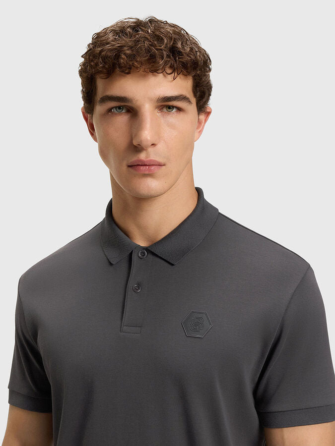 Boss Polo regular fit pima cotton